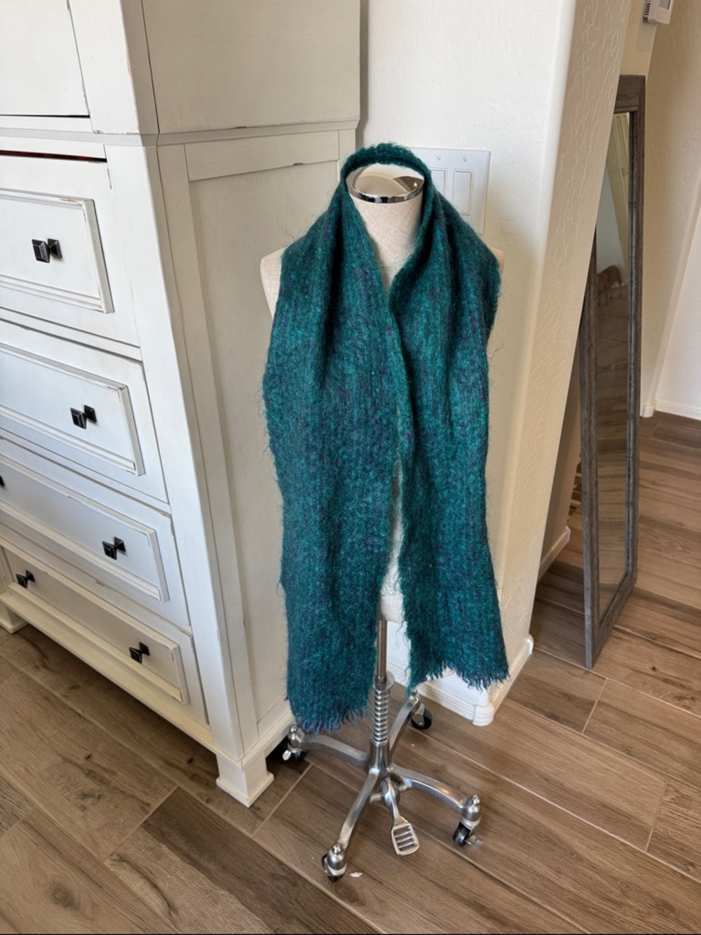 Donegal Design mohair wool scarf